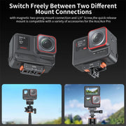 VRIG Magnetic Quick Release Adapter for Action Camera , Spec: Base+Top Cover Kit