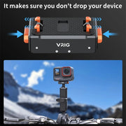 VRIG Magnetic Quick Release Adapter for Action Camera , Spec: Base+Top Cover Kit