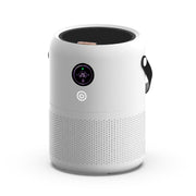 HX830 Smart Digital Display UV Ultraviolet Sterilization Desktop Negative Ion Air Purifier(White)
