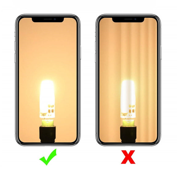 G4 AC/DC12V 3W Flicker-free Replacement LED Halogen Lamp Beads, Light Color: Warm White(Milky White Cover)