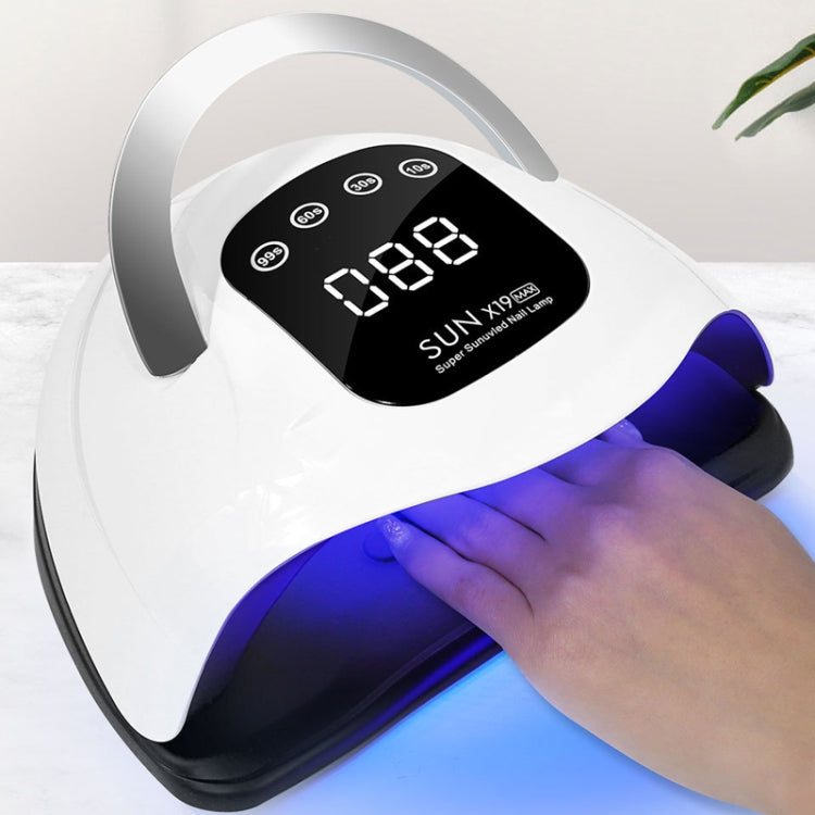 X19Max UV LED Nail Drying Lamp High Power 320W Quick Drying Nail Polish Gel Nail Dryer Light(EU Plug)