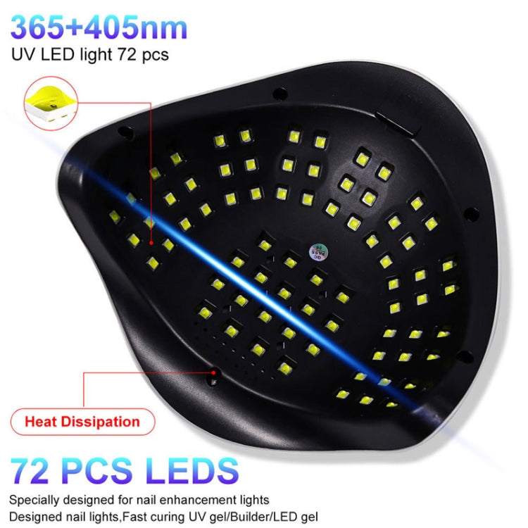 X19Max UV LED Nail Drying Lamp High Power 320W Quick Drying Nail Polish Gel Nail Dryer Light(EU Plug)