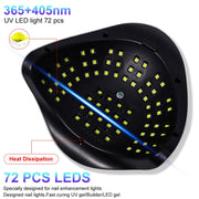 X19Max UV LED Nail Drying Lamp High Power 320W Quick Drying Nail Polish Gel Nail Dryer Light(EU Plug)