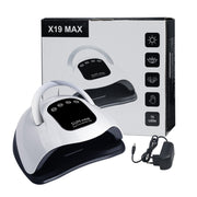 X19Max UV LED Nail Drying Lamp High Power 320W Quick Drying Nail Polish Gel Nail Dryer Light(EU Plug)