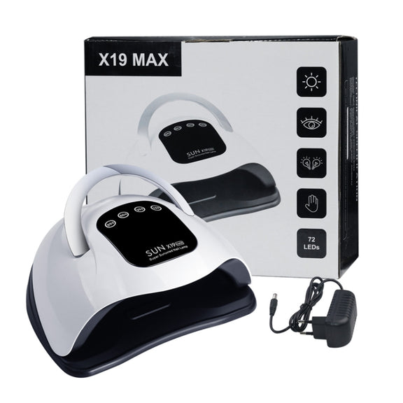 X19Max UV LED Nail Drying Lamp High Power 320W Quick Drying Nail Polish Gel Nail Dryer Light(EU Plug)