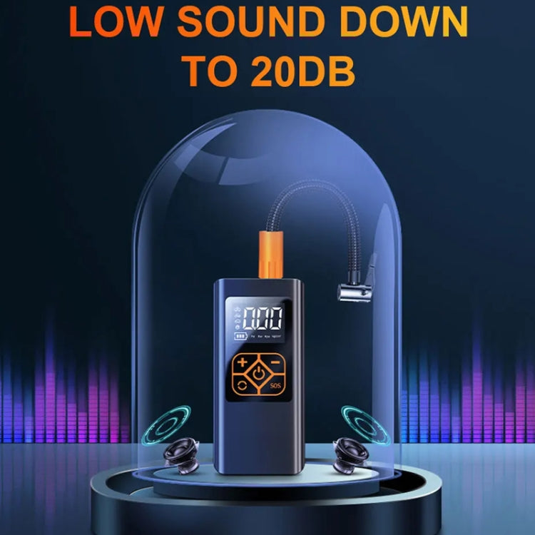 Car Portable Mini Tire Intelligent Air Pump, Style: Wired