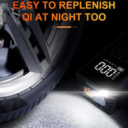 Car Portable Mini Tire Intelligent Air Pump, Style: Wired+Storage Bag