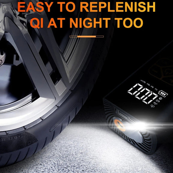 Car Portable Mini Tire Intelligent Air Pump, Style: Wired+Storage Bag