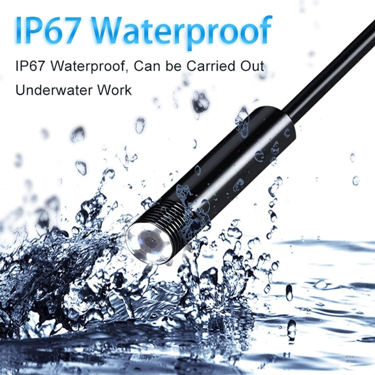 2.4 inch Screen Fuel Tank Inspection Night Vision 8mm Endoscope, Length: 3m Hard Wire