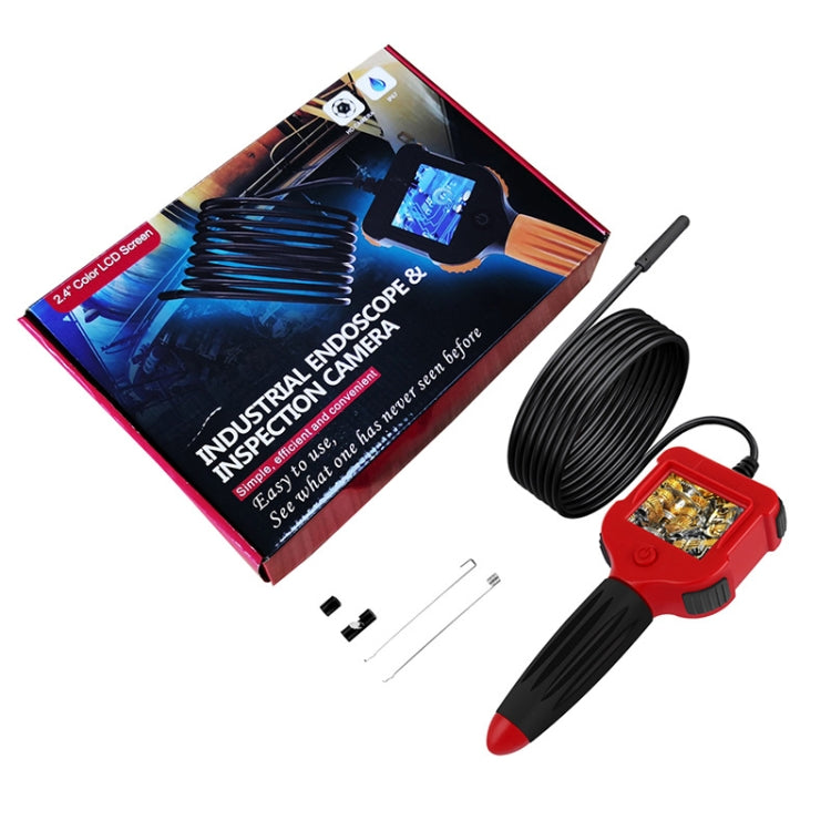 2.4 inch Screen Fuel Tank Inspection Night Vision 8mm Endoscope, Length: 3m Hard Wire