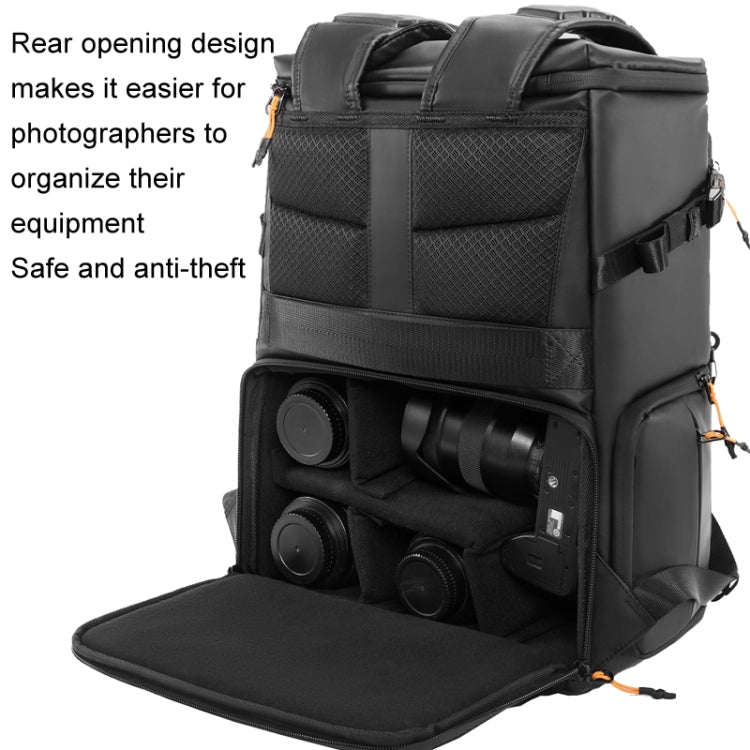 Cwatcun D141 Shoulder Drone Bag Large Capacity Multifunctional Water-resistant Photography SLR Camera Bag(Black Extra Large)