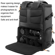 Cwatcun D141 Shoulder Drone Bag Large Capacity Multifunctional Water-resistant Photography SLR Camera Bag(Black Extra Large)