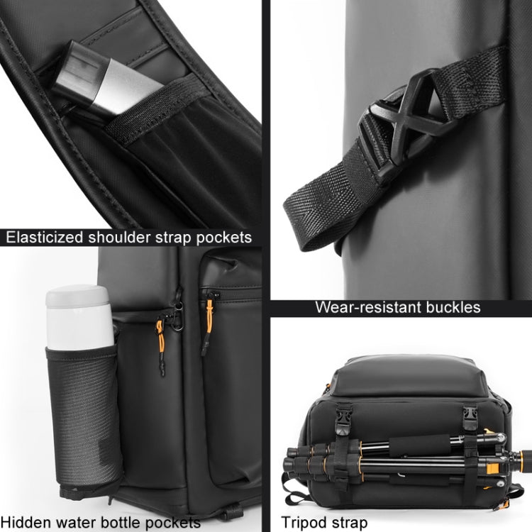 Cwatcun D141 Shoulder Drone Bag Large Capacity Multifunctional Water-resistant Photography SLR Camera Bag(Black Extra Large)