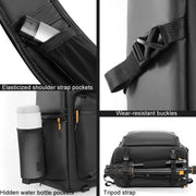 Cwatcun D141 Shoulder Drone Bag Large Capacity Multifunctional Water-resistant Photography SLR Camera Bag(Black Extra Large)