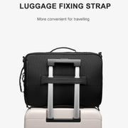 Ozuko Business Laptop USB Backpack Men Schoolbag(Black)