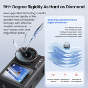 For DJI Osmo Action 5 Pro aMagisn 9H Hardness Tempered Glass Set Package A