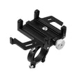 Aluminum Alloy Motorcycle Bicycle Navigation Mobile Phone Holder(Black) - Holder by PMC TechLife | Online Shopping South Africa | PMC TechLife | Buy Now Pay Later Mobicred