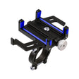 Aluminum Alloy Motorcycle Bicycle Navigation Mobile Phone Holder(Blue) - Holder by PMC TechLife | Online Shopping South Africa | PMC TechLife | Buy Now Pay Later Mobicred