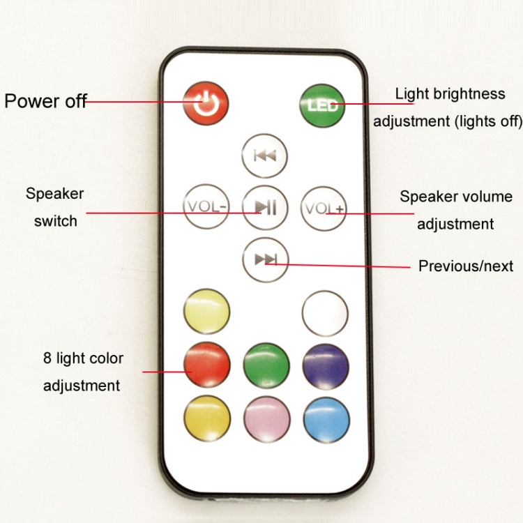 Magnetic Levitation Bluetooth Speaker Ornament Desktop Ambient Glow Night Lights, Style: Light Pattern Starry Moon(EU Plug)