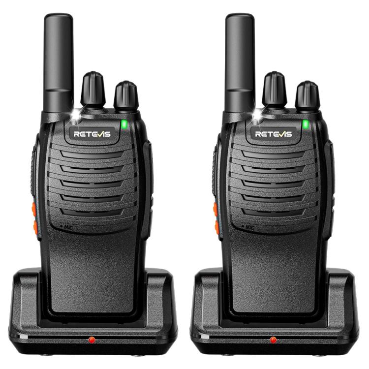 RETEVIS H777 1pair 16 Channels Compact Portable Handheld Walkie Talkie With Charging Base, Style: FRS