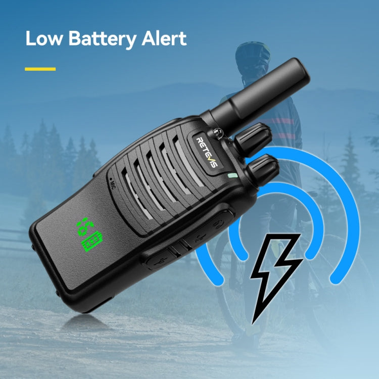 RETEVIS H777 16 Channels Compact Portable Handheld Walkie Talkie With Charging Base, Style: FRS