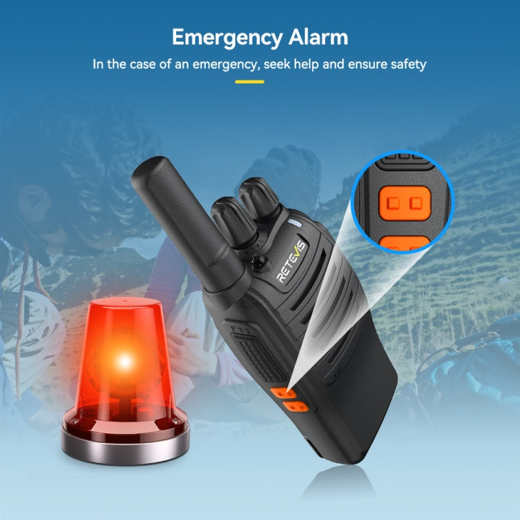 RETEVIS H777 16 Channels Compact Portable Handheld Walkie Talkie With Charging Base, Style: FRS