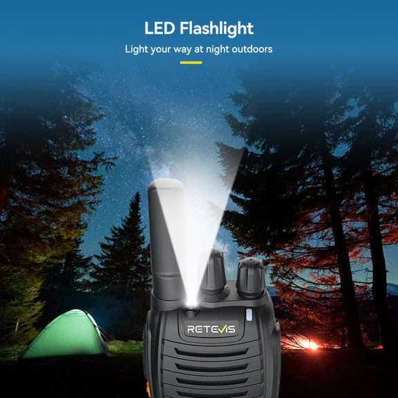 RETEVIS H777 16 Channels Compact Portable Handheld Walkie Talkie With Charging Base, Style: FRS