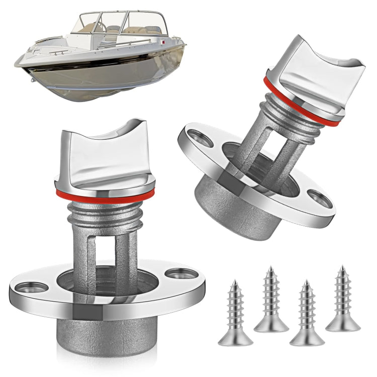 Stainless Steel Water Plug For Kayak Stern Drain, Set: 2pcs