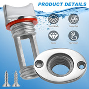 Stainless Steel Water Plug For Kayak Stern Drain, Set: 2pcs