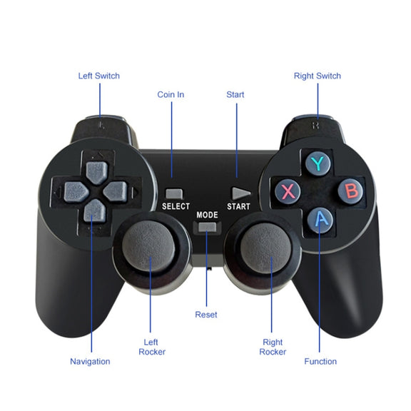 W8PRO 64G Dual System HD Wireless Joystick Retro Gaming Console With 36000+ Games EU Plug
