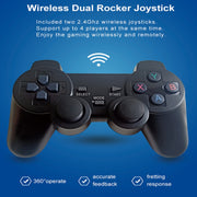 W8PRO 64G Dual System HD Wireless Joystick Retro Gaming Console With 36000+ Games UK Plug