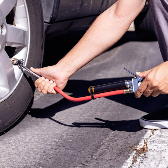 Car Tires Hand-Held Inflatable Tire Pressure Rod With Tools(A9034)