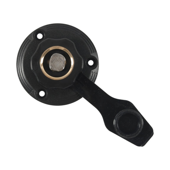 RV Brass Water Inlet Check Valve Yacht Accessories, Color: Black+Raw Tape