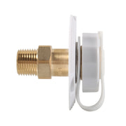 RV Brass Water Inlet Check Valve Yacht Accessories, Color: Black+Raw Tape
