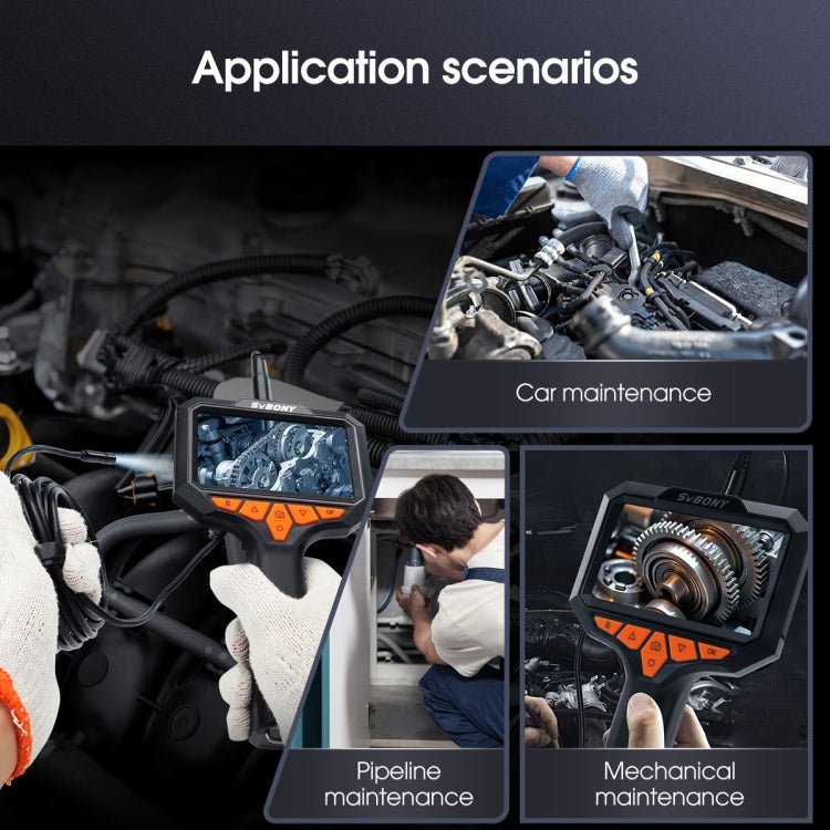 SVBONY SM501 Industrial Borescope 2 Megapixel HD 4.3-inch IP67 Water-resistant Probe