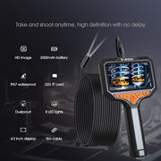 SVBONY SM501 Industrial Borescope 2 Megapixel HD 4.3-inch IP67 Water-resistant Probe