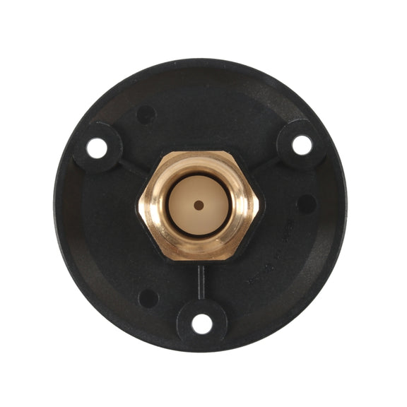 Brass Water Inlet Check Valve For Yacht RV With Adapter(Black)