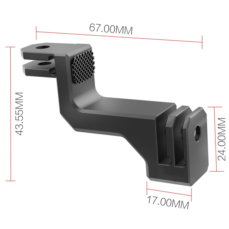 Vertical Mount Adapter for GoPro HERO12 Black / 11 Black / 10 Black / 9 Black