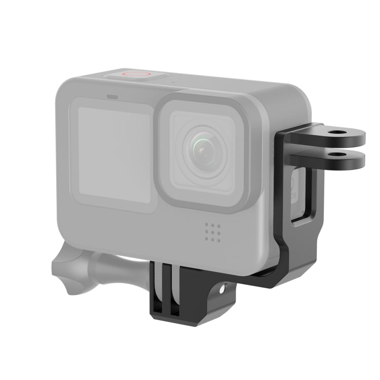 Universal  Vertical Shooting Centering Arm Bracket For Action Camera, Spec: With 2pcs Long Screw