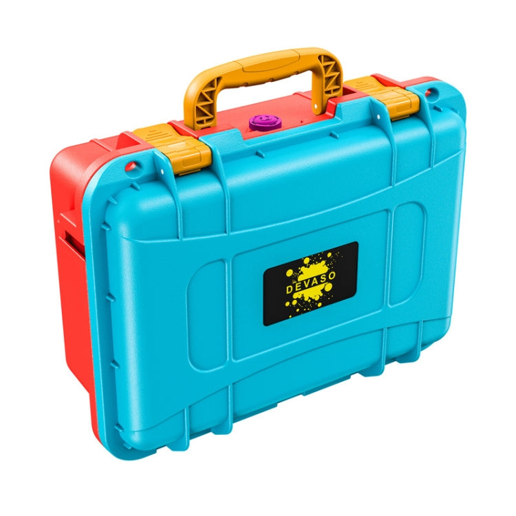 DEVASO For Switch / OLED IP67 Water-resistant Storage Case Hardshell Bag, Color: Orange Blue