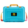 DEVASO For Switch / OLED IP67 Waterproof Storage Case Hardshell Bag, Color: Orange Blue+Shoulder Strap - free shipping - PMC Jewellery - Order now!