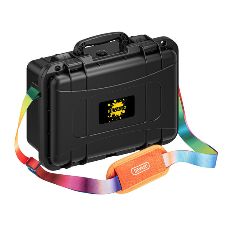 DEVASO For Switch / OLED IP67 Water-resistant Storage Case Hardshell Bag, Color: Black+Shoulder Strap