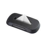 Car Sun Visor Hanging Sunroof Seat Back Tissue Box, Color: Leather Black