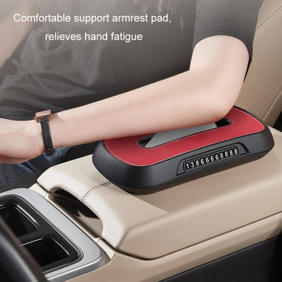 Car Sun Visor Hanging Sunroof Seat Back Tissue Box, Color: Leather Black