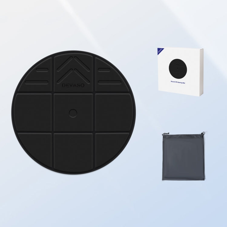 DEVASO VR Glasses Sport Game Simulation Floor Mat(Black)