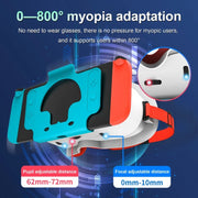 DEVASO Compatible With Switch / Switch OLED Gaming Console VR Glasses(Black White)