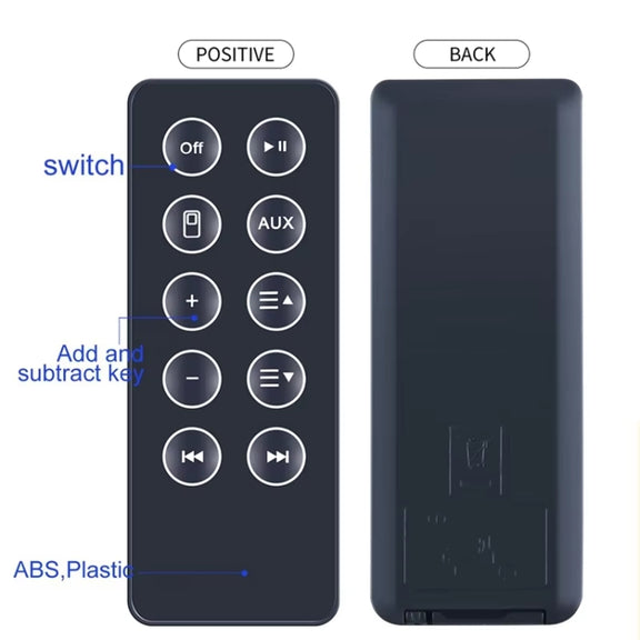 For BOSE SD10 Bluetooth Speaker Remote Control Replacement Parts(Black)