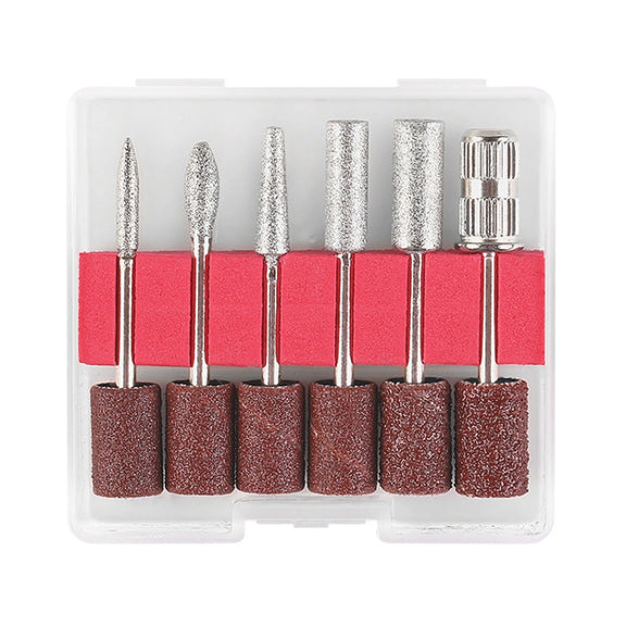 A138-2 Manicure Grinding Heads Set Nail Polishers Accessories Nail Tools