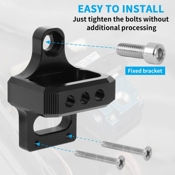 Solenoid Valve Mounting Bracket 3 Port For Mac AEM Boost Controller(Black)