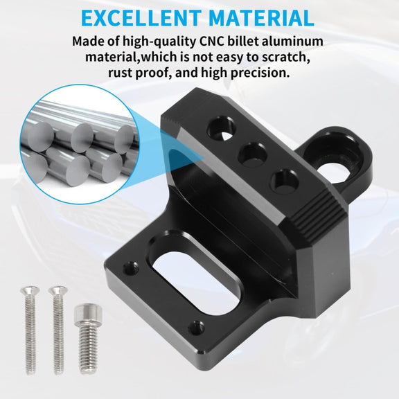 Solenoid Valve Mounting Bracket 3 Port For Mac AEM Boost Controller(Black)